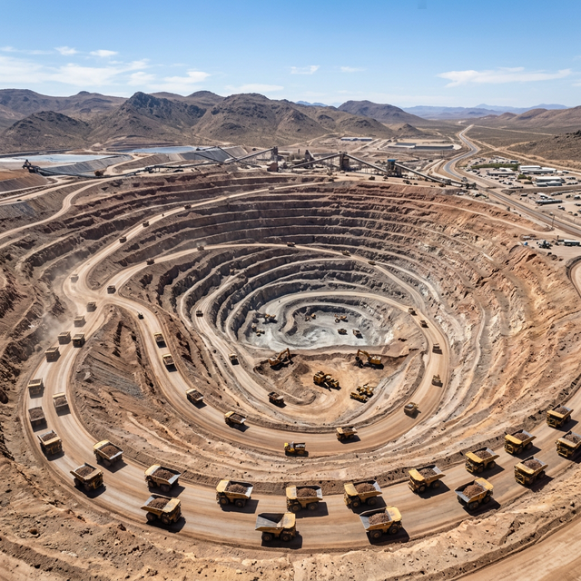 광산 체적 측량